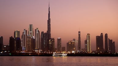 The Dubai skyline. The expansion of non-hydrocarbon exports is well under way in the Gulf, with the UAE leading the charge in diversification, the World Bank said. AFP