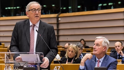 Leaders across the European Union offered a chorus of "No" on Wednesday to Britain's belated bid to negotiate changes to the Brexit divorce deal. AP.