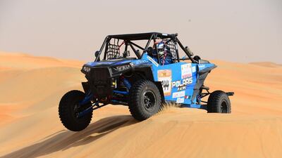 Despite an increase in the competition and drivers at the Emirates Desert Challenge, Emirati driver Ahmed Al Fahim was still able to come out on top and now has his eyes set on the Dakar Rally. Courtesy Ahmed Al Fahim