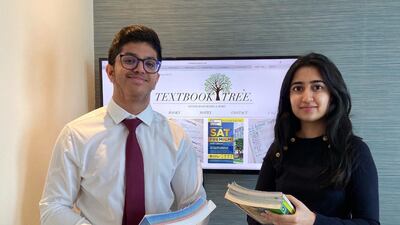 Mehul Advani and Paavnee Misra began Textbook Tree in March, right after the coronavirus pandemic took hold. Courtesy Mehul Advani