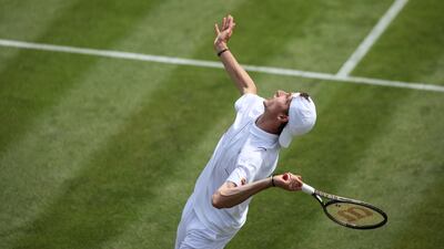 France's Ugo Humbert on his way to victory against Norway's Casper Ruud. AFP