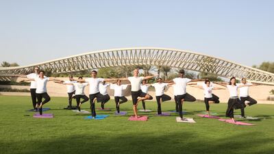 Umm Al Emarat Park has partnered with numerous fitness centres to launch free health and wellness sessions from October to April 2022. Photo: Umm Al Emarat Park