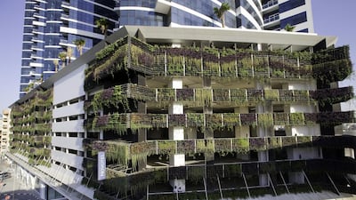 The hanging garden wall of the Novotel Dubai Al Barsha, which opened yesterday, has attracted much attention. “We would love to see as many people come here to learn what we are trying to achieve with the hanging garden,” said Phillipe Montaubin, the general manager of the hotel. Jaime Puebla / The National