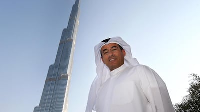Mohamed Ali Alabbar, chairman of Emaar Properties at his office in Emaar Square in Dubai. Pawan Singh / The National