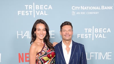 Ryan Seacrest and girlfriend Aubrey Paige.