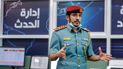 Captain Sultan Al Messabi, head of operations at Abu Dhabi Civil Defence