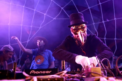 German DJ Claptone. Getty Images
