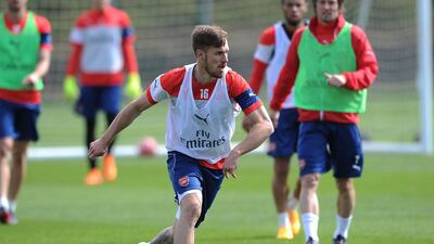 Despite being out with injury, Aaron Ramsey has been instrumental in Arsenal’s success this season. Stuart MacFarlane / Getty Images