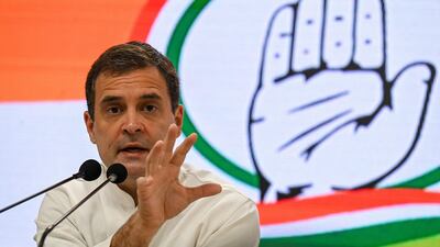 Former Congress president Rahul Gandhi's visit to the UK's parliament attracted high levels of interest from the Indian diaspora in Britain. AFP