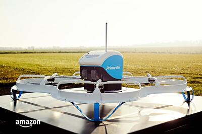 An Amazon Prime Air drone. Amazon