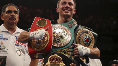 Gennady Golovkin holds a 36-0 record, with 33 knockouts. Nick Potts / AP Photo