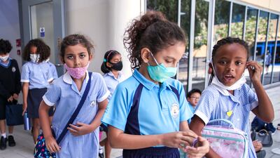 The school has a one-way system in place to improve social distancing.