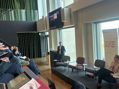 Shadow secretary for science, innovation and technology Dr Ben Spencer on Monday spoke at a tech conference organised by Bright Blue and the Fabian Society in London. Photo: Ben Spencer