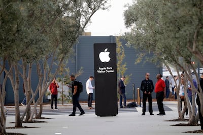 Apple's new visitor centre in Cupertino, California. Marcio Jose Sanchez / AP Photo