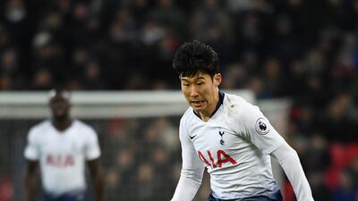 Tottenham Hotspur 2 Newcastle United 0. Saturday, 4.30pm UAE time. Newcastle produced one of the shock results of the season on Tuesday night in defeating champions Manchester City. Tottenham also showed good resole in coming from behind to beat Watford and with Son Heung-min, pictured, back among the goals after his return from the Asian Cup they should prevail here. EPA