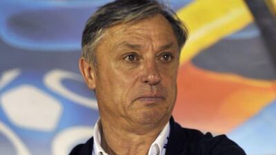 Managing Sepahan since 2011, the Croatian Zlatko Kranjcar wishes to coach Iran’s national team. Amer Hilabi / AFP