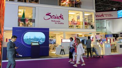 Saudi Arabia also had a stand at the event