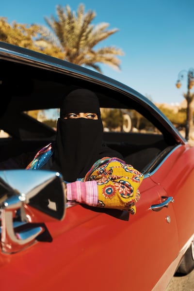 Saudi Arabian comedienne Amy Roko, as featured in 'Under the Abaya'. Photo Lina Mo