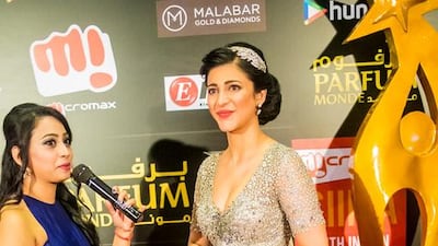 Shruti Haasan. Courtesy SIIMA