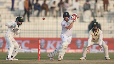 England's Harry Brook ended Day 2 unbeaten on ??. Getty