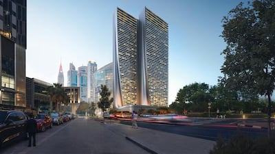Comprising two 220-metre-tall towers, the design of Akala features an architectural journey of compression and release.