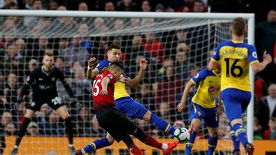 Pereira scores their first goal. Reuters