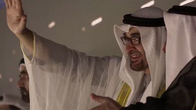 President Sheikh Mohamed. National Day show