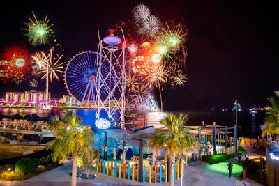 The Bluewaters Island fireworks will coincide with those at The Beach, JBR