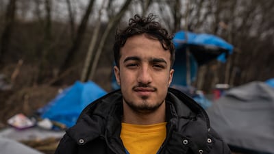 Parvez, 16, arrived in France a week ago. He left Afghanistan after the government collapsed and is trying to reach family in England.