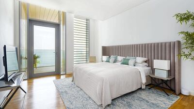 The upstairs bedrooms comes with balconies.