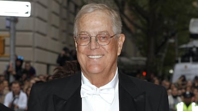 Joint 8th: David Koch, $60bn (Koch Industries). Carlo Allegri / Reuters