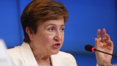 International Monetary Fund head Kristalina Georgieva. EPA