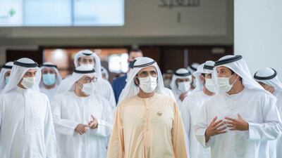 Sheikh Mohammed bin Rashid, Vice President and Ruler of Dubai visited Arab Health trade exhibition at Dubai’s World Trade Centre. All courtesy Dubai Media Office