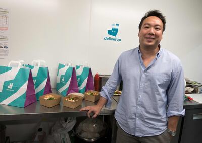 Will Shu, co-founder and the chief executive of Deliveroo. AFP