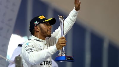 Lewis Hamilton has still not won a race in the same season as claiming the world title but that will be no reflection on his start to next year. Dan Istitene / Getty Images