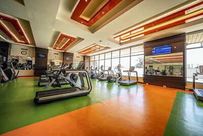 The gym at Armed Forces Officers Club & Hotel in abu Dhabi offers mixed and ladies-only classes. Courtesy of Armed Forces Officers Club & Hotel