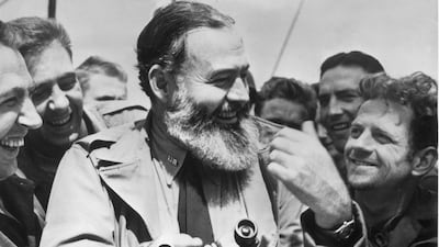 American writer Ernest Hemingway. Getty Images
