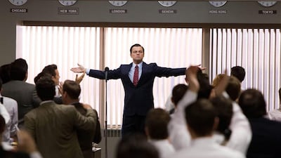 Leonardo DiCaprio as Jordan Belfort in a scene from 'The Wolf of Wall Street.' AP Photo/Paramount Pictures and Red Granite Pictures, Mary Cybulski