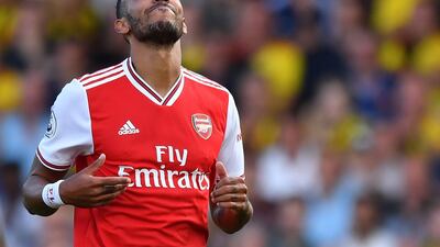 Arsenal v Aston Villa, Sunday, 7.30pm: There are few better strikers in world football at the moment than Arsenal's Pierre-Emerick Aubameyang. His goal in the 2-2 draw at Watford took him to five in the league already. The problem for Arsenal isn't their attack, it's a defence that may as well come pre-packaged with the label "error prone". PREDICTION: Arsenal 3, Aston Villa 0. AFP