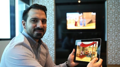 Ayham Gorani developed The Sira, an app that aims to educate children about the life of the Prophet Mohammed. Ravindranath K / The National