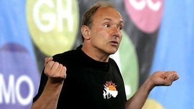Sir Tim Berners-Lee's World Wide Web Foundation was launched with an aim to "empower all people" through the internet and use of mobile phones. AFP