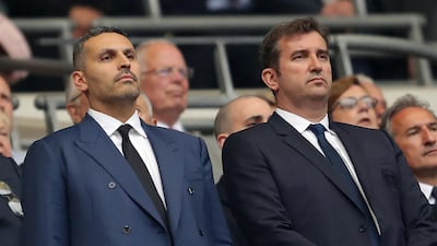 Man City’s chairman, Khaldoon Al Mubarak, has hit back at Spain’s La Liga president, Javier Tebas, over his criticism of the Premier League champions. Al Mubarak, left, is pictured with City’s chief executive, Ferran Soriano Getty