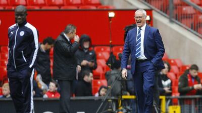 Leicester City manager Claudio Ranieri shown before his team's Premier League match on Sunday. Darren Staples / Reuters / May 1, 2016