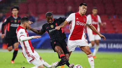 Lisandro Martinez - 6: Competent in defence and supplied some useful crosses when Ajax were chasing the game in the second half. AFP