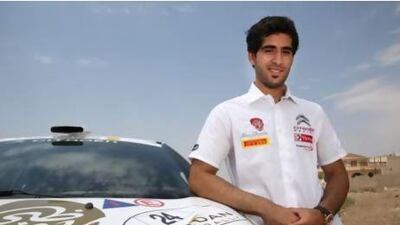 Emirati driver Al Mutawaa will make his World Rally Championship (WRC) debut at the Rally Germany with co-driver Stephen McAuley in an Abu Dhabi Citroen DS3 R3 vehicle. Courtesy Total Communications