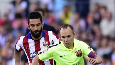 Midfield: Andres Iniesta (Barcelona). Gerard Julien / AFP