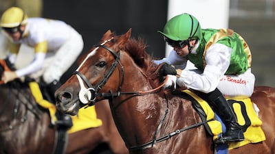 Tabernas ridden by Connor Beasley wins the ASCANA race.