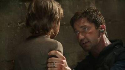 Gerard Butler stars as a former secret agent in Olympus Has Fallen. AP Photo