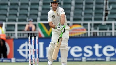 Australia's Ricky Ponting scored 62 against South Africa.