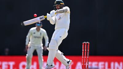 Nathan Lyon frustrated England with his quickfire 31 off 27 balls at the tail of Australia's first innings. Getty